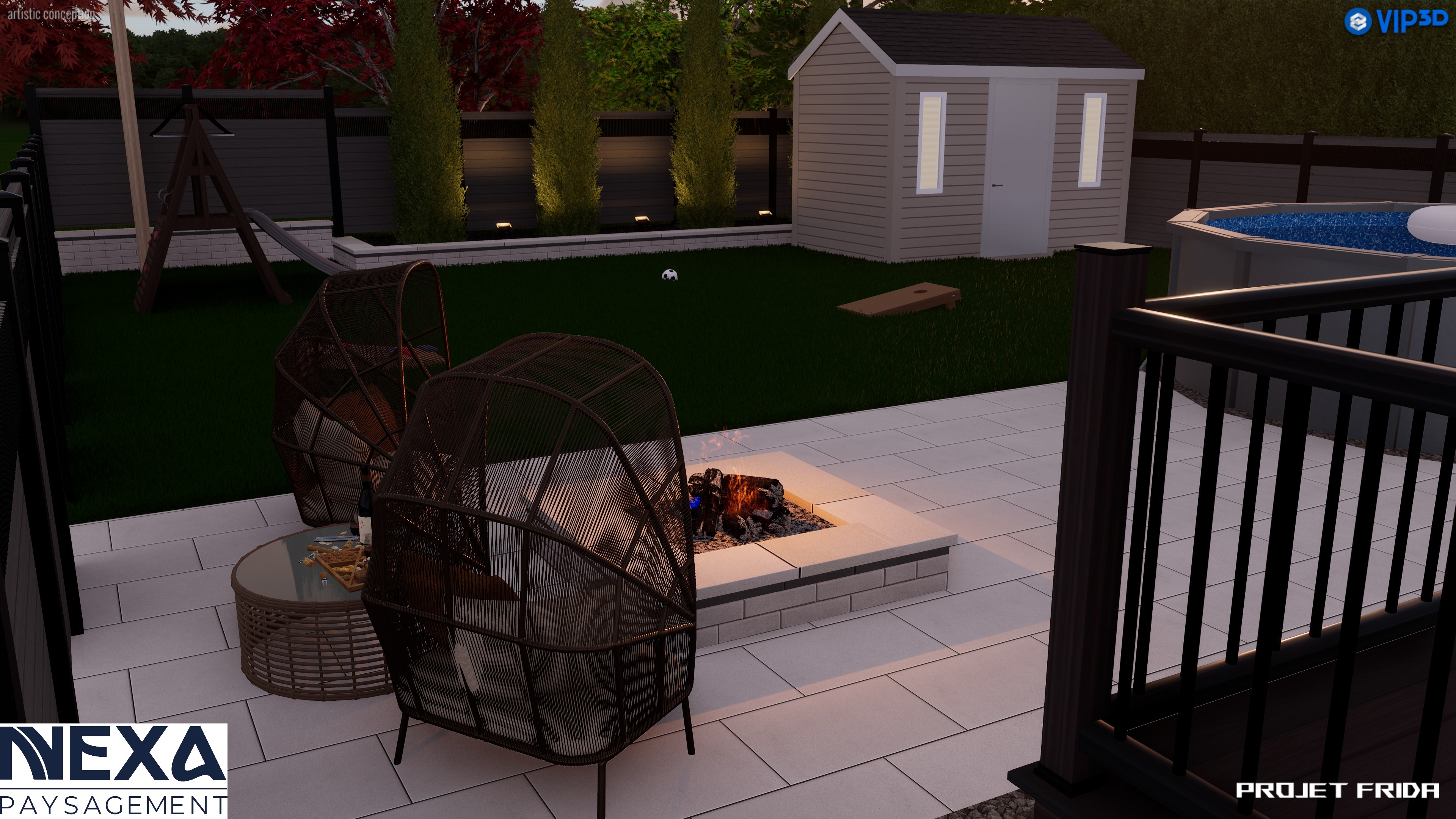 Conception 3D - Projet Frida, vue 4